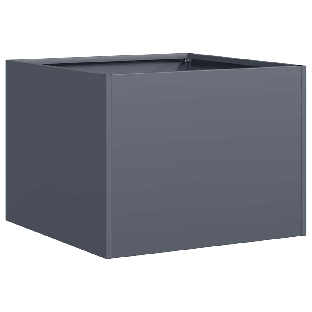 vidaXL Vaso/floreira 40x40x30 cm aço antracite