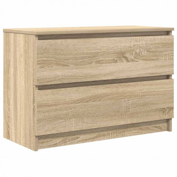 vidaXL Móvel de TV 80x35x54 cm Derivados de Madeira Carvalho Sonoma - 840867019