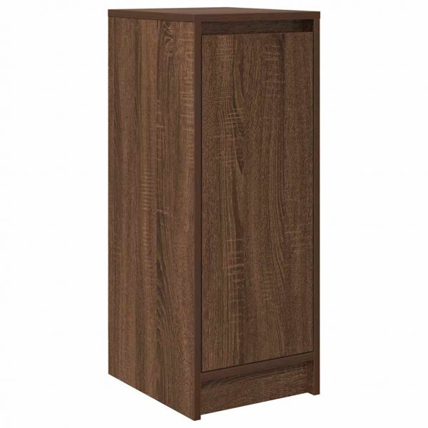 vidaXL Sapateira 29,5x34x76 cm Derivados de Madeira Carvalho Castanho - 2927082067