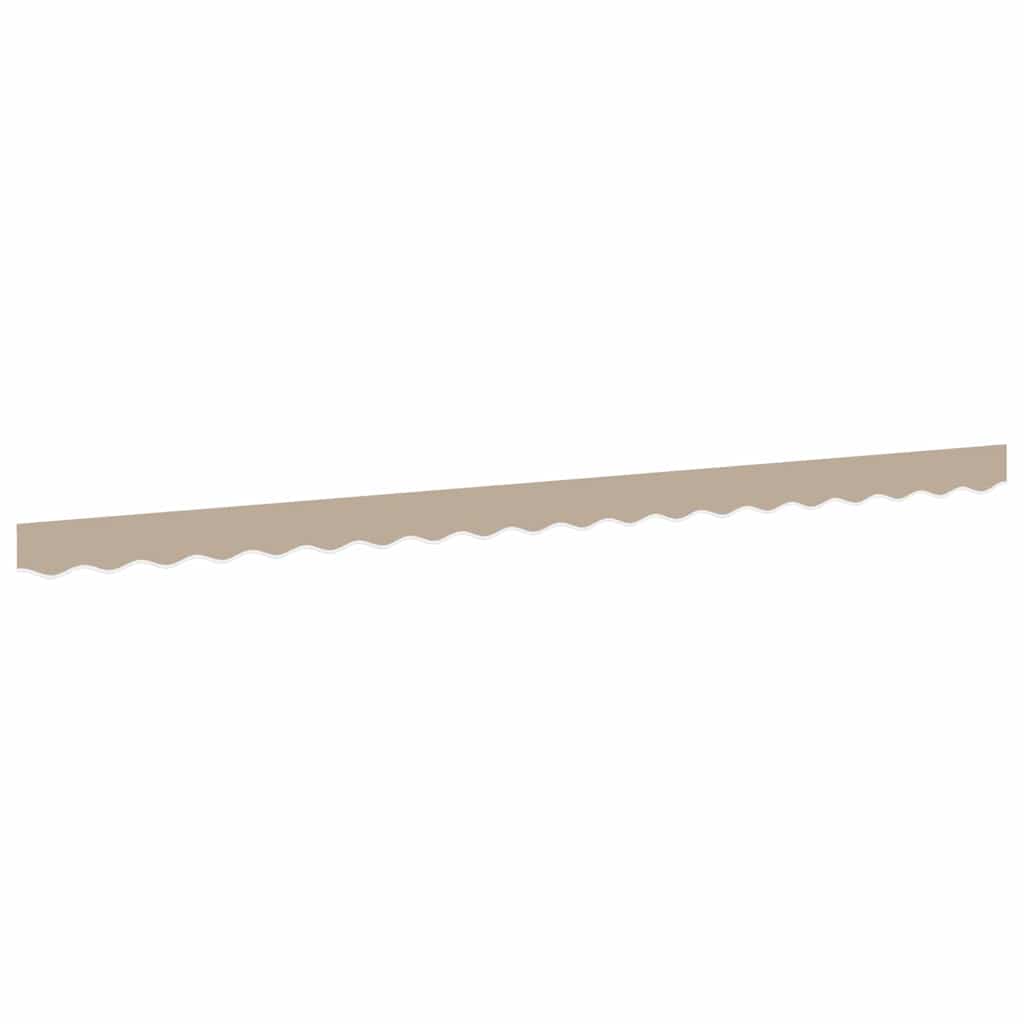 vidaXL Substituição de Valance de Toldo Bege 4,5 m Poliéster