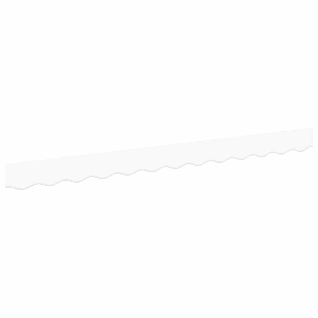 vidaXL Substituição de Valance de Toldo Branco 3,5 m Poliéster