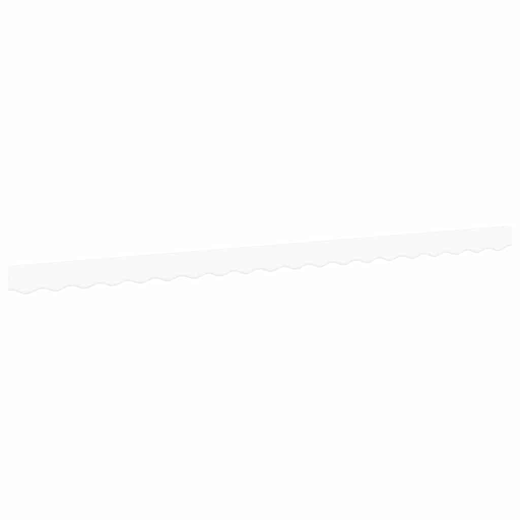 vidaXL Substituição de Valance de Toldo Branco 4,5 m Poliéster