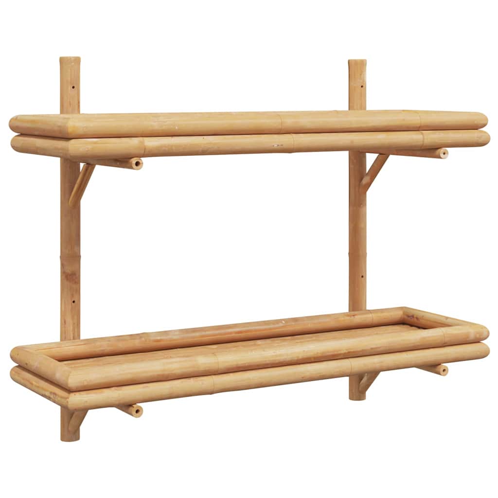 vidaXL Prateleira de Parede Castanho 75 x 26 x 60 cm Bambu
