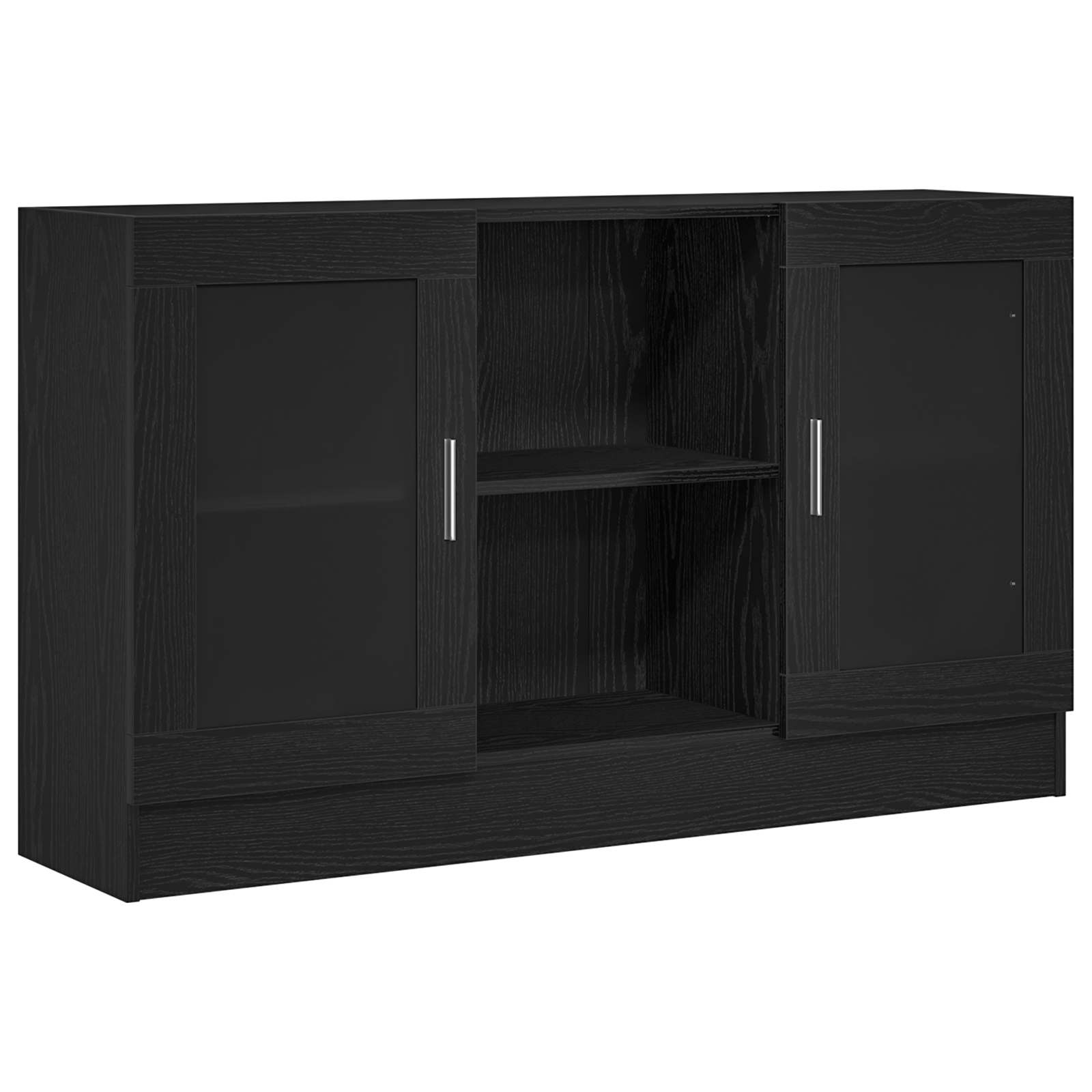 vidaXL Buffet Carvalho Preto 120 x 30,5 x 70 cm Madeira processada