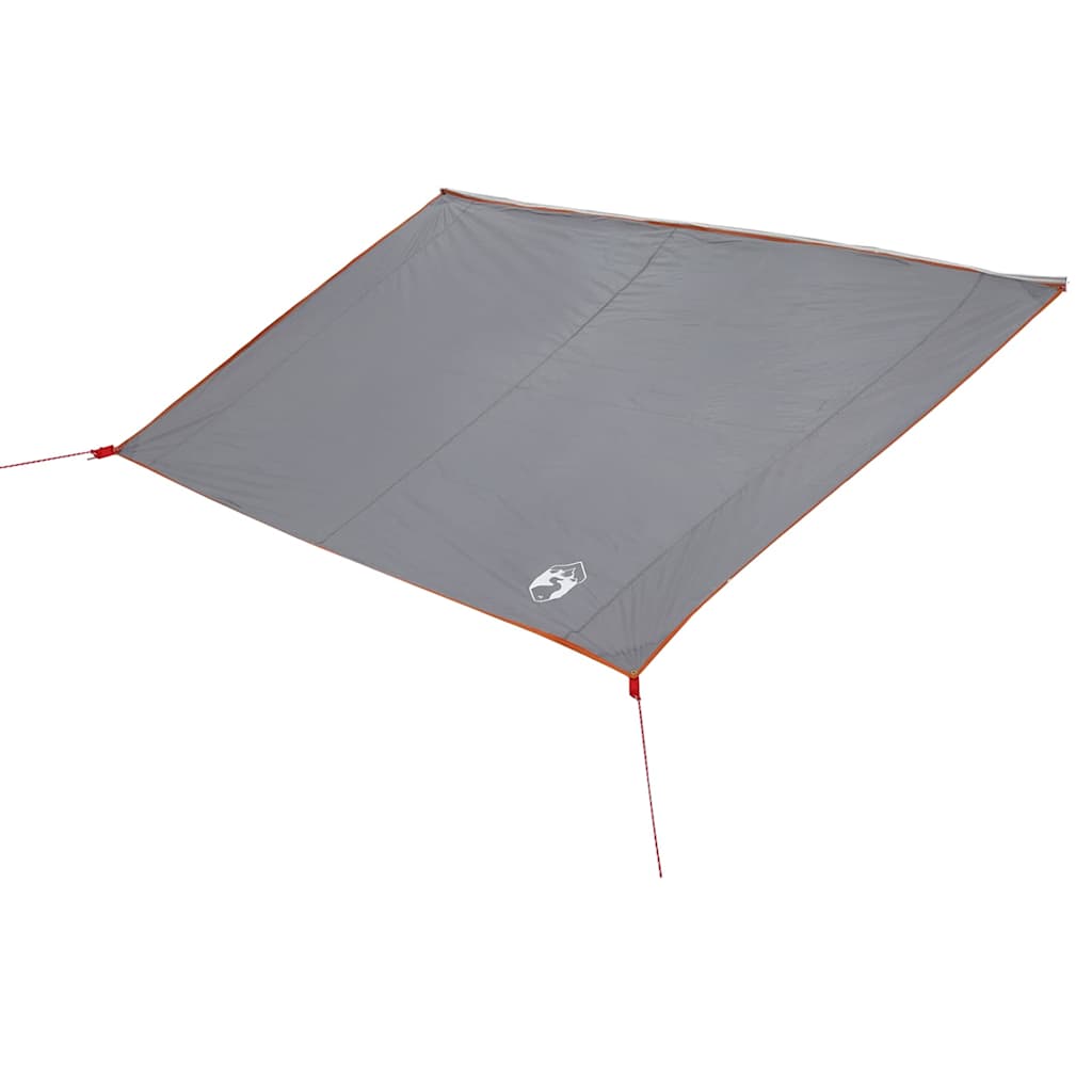 vidaXL Lona Resistente à Água com telhado Cinza e Laranja 240 x 300 cm