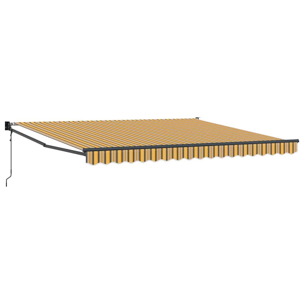 vidaXL Toldo Retrátil Multicolor 400 × 300 cm Poliéster e Alumínio
