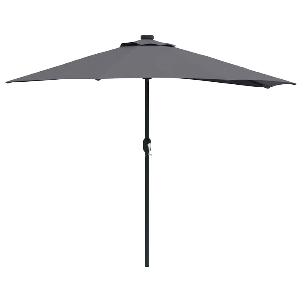 vidaXL Guarda-sol de Jardim Antracite 294 x 150 x 224 cm