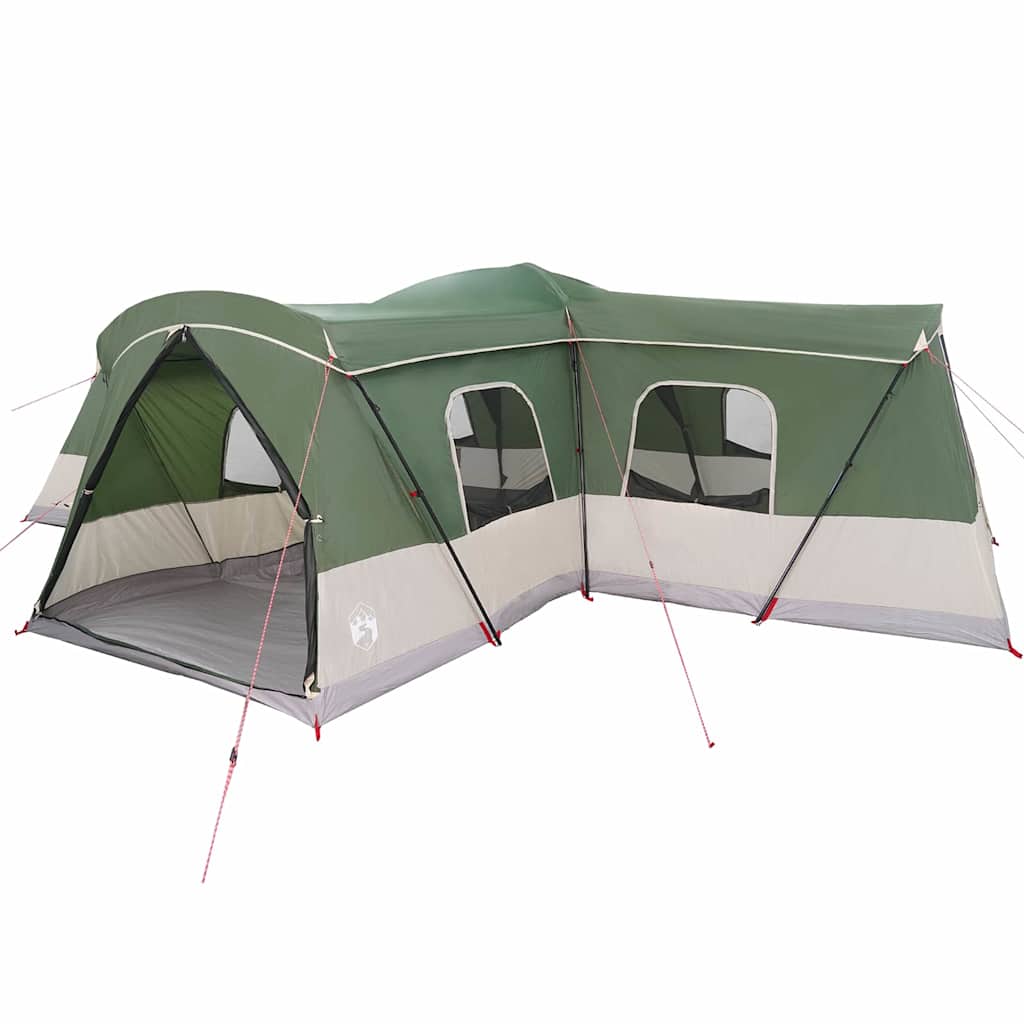 vidaXL Tenda para 16 Pessoas com telhado Verde 680 x 510 x 210 cm