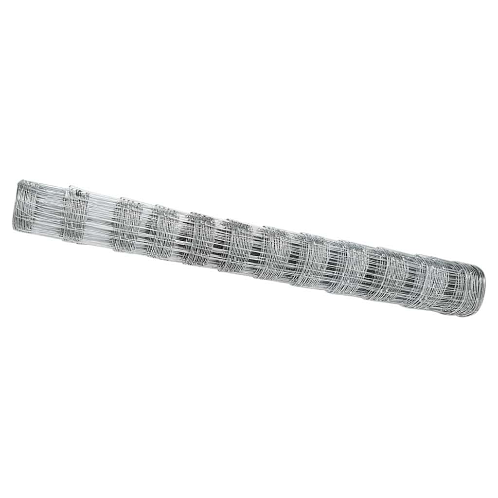 vidaXL Cerca Selvagem Galvanizado a Quente 1000 x 120 x 0,18 cm Ferro