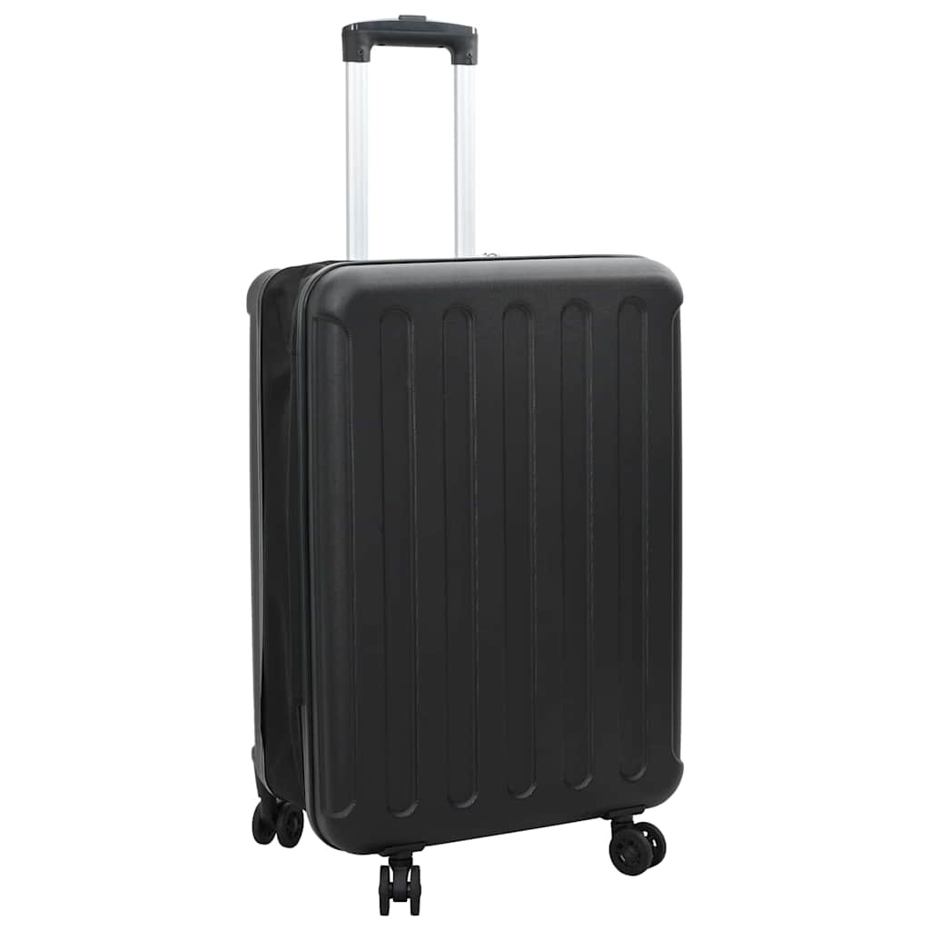 vidaXL Mala com bloqueio Preto 34 x 23 x 55.5 cm Plástico ABS