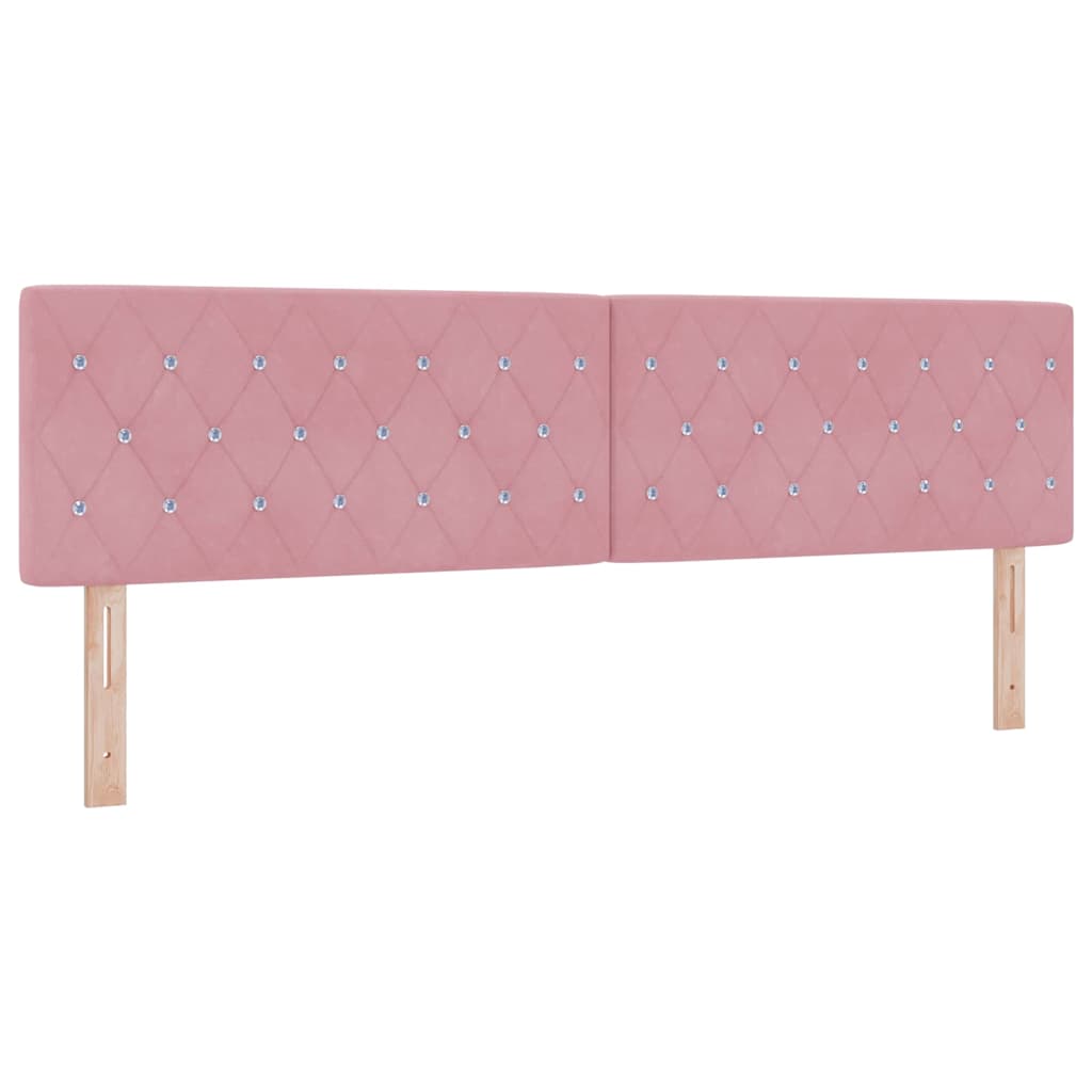 vidaXL Cabeceira Rosa 180 cm Veludo