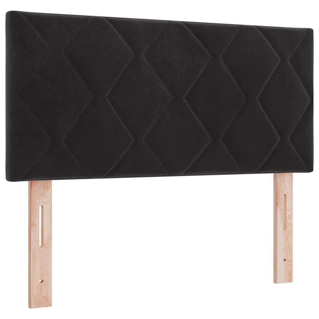 vidaXL Cabeceira Preto 100 cm Veludo