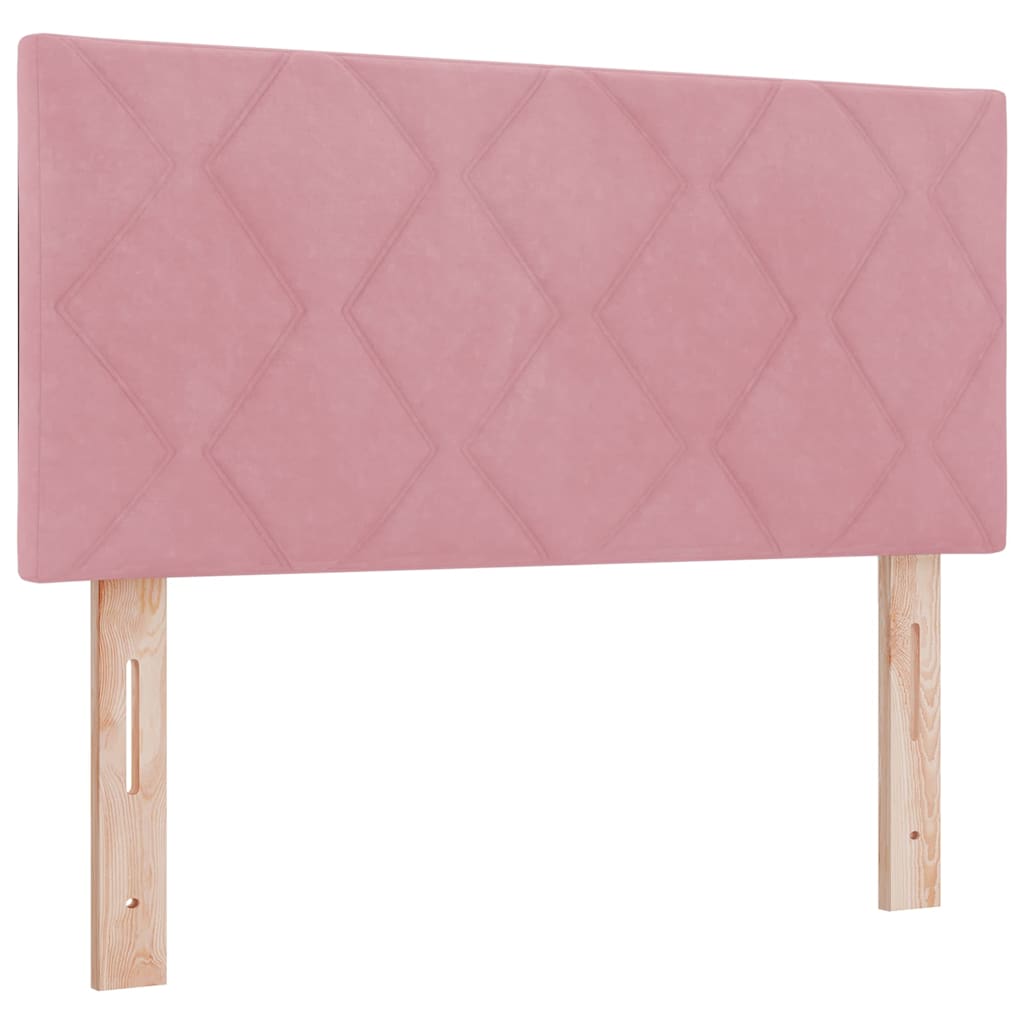 vidaXL Cabeceira Rosa 100 cm Veludo