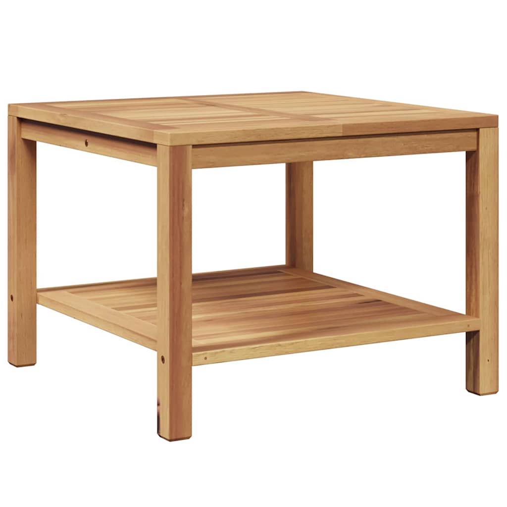 vidaXL Mesa de centro Castanho 60 x 60 x 45 cm Madeira de Teca Sólida