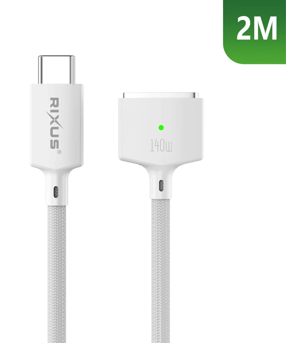 Cabo RXUC140 USB-C para MagSafe 3 140W Branco – Novo