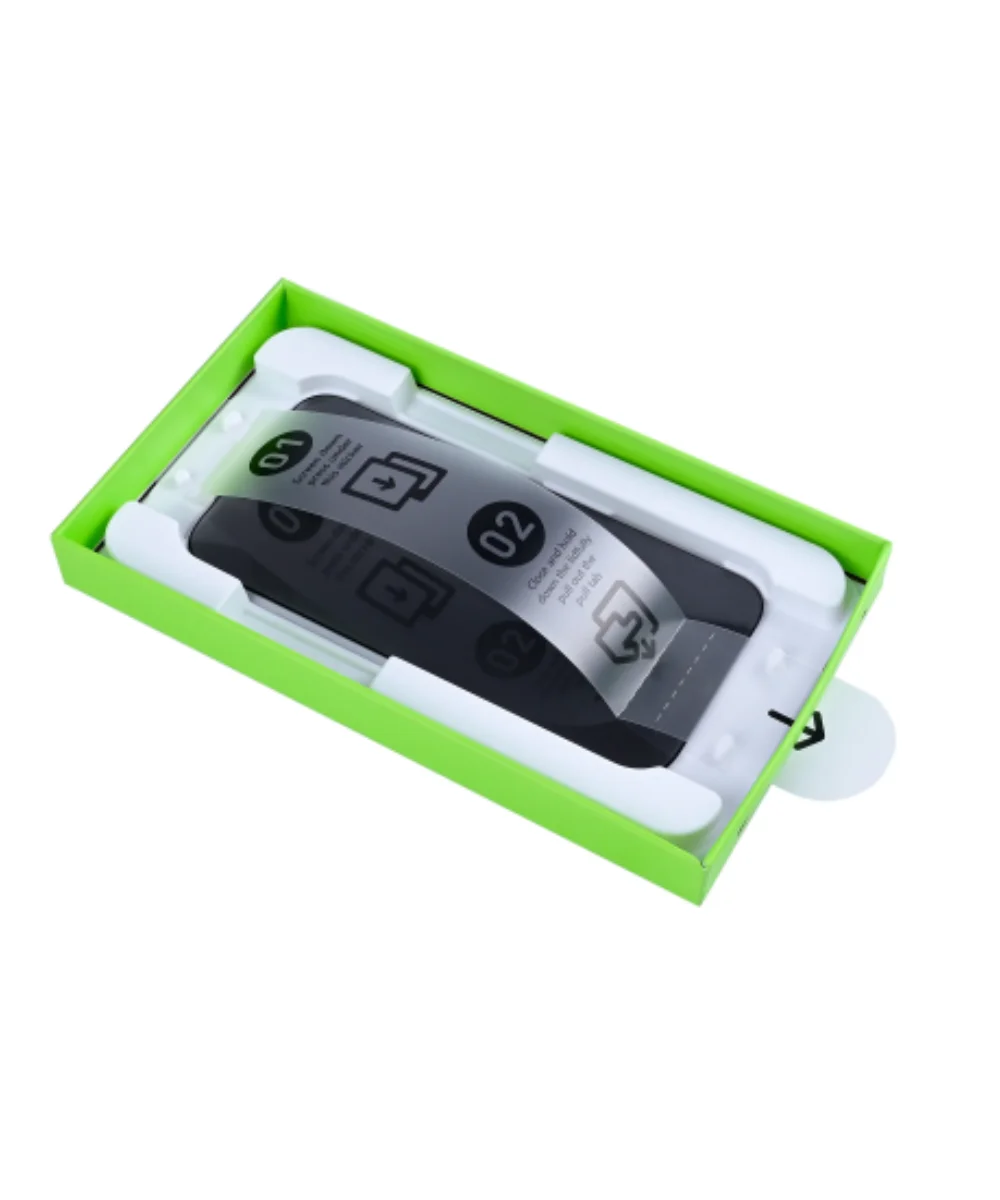 Película de Vidro Temperado HD com Fit Box para iPhone 17 Pro Max