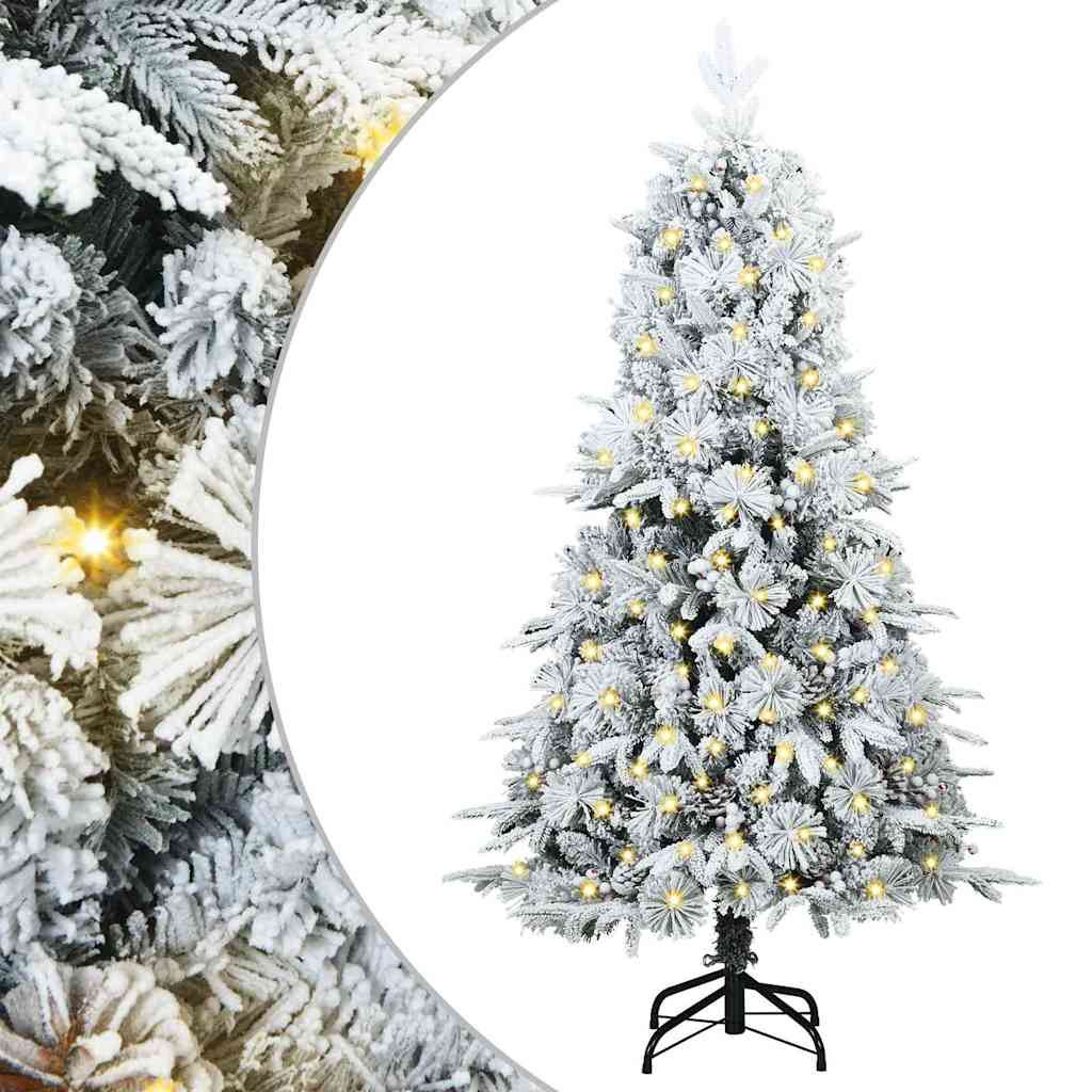 vidaXL Árvore de Natal Articulada Artificial Verde 120 cm PE e PVC