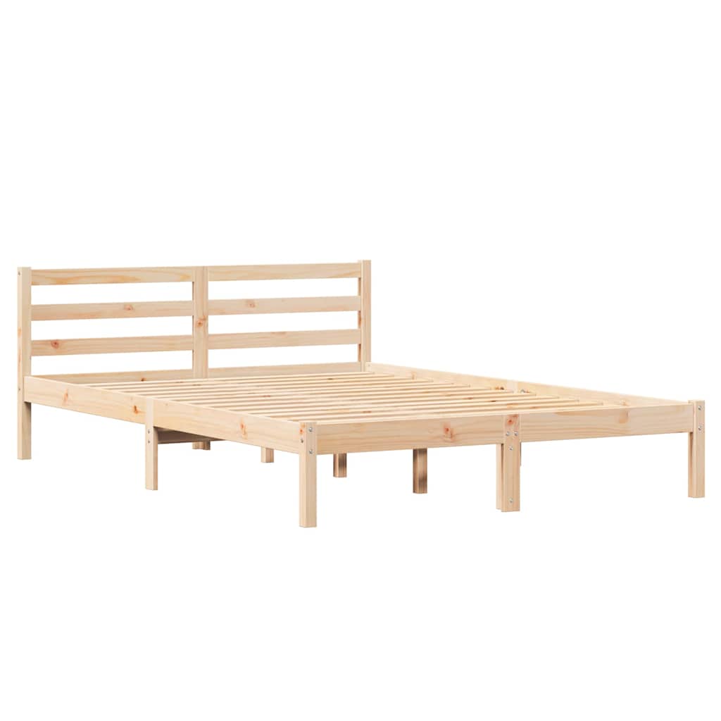 vidaXL Estrutura da Cama Castanho 215,5 x 145,5 x 69,5 cm