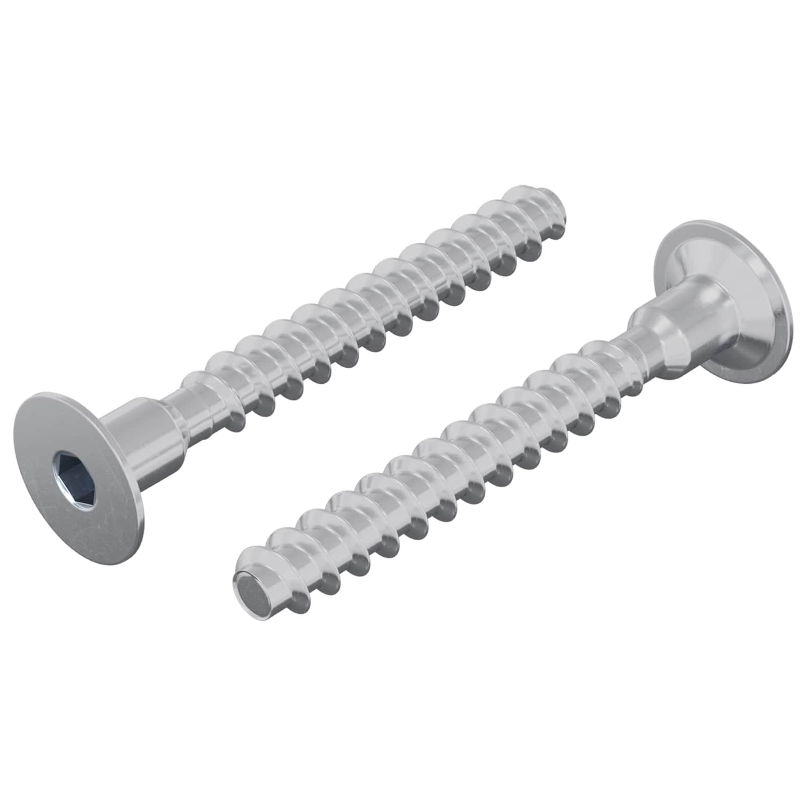 vidaXL Parafuso 2 pcs Revestido de zinco 5 x 40 mm Ferro