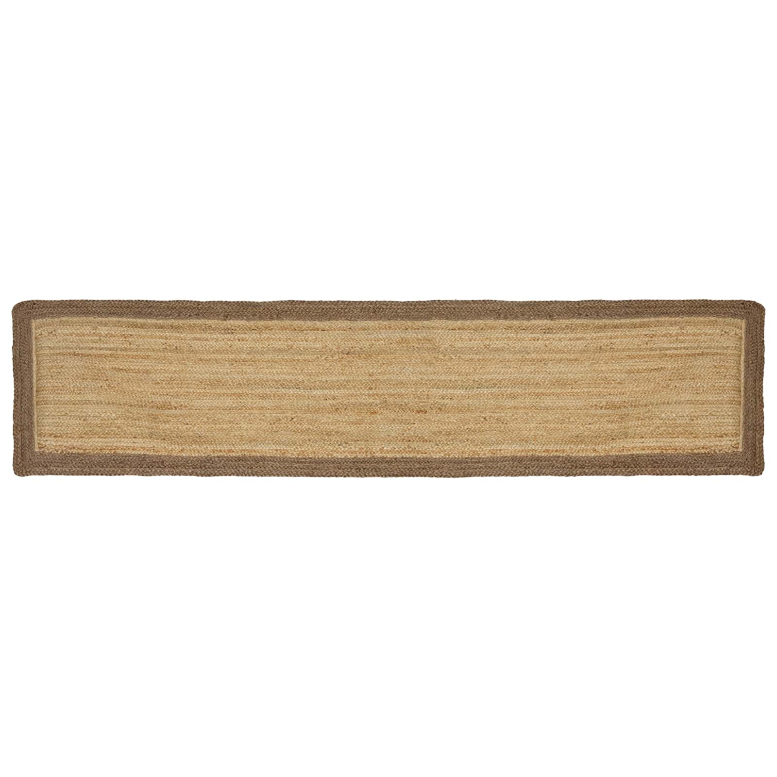 vidaXL Tapetes de área Cinzento 60 x 250 cm Juta