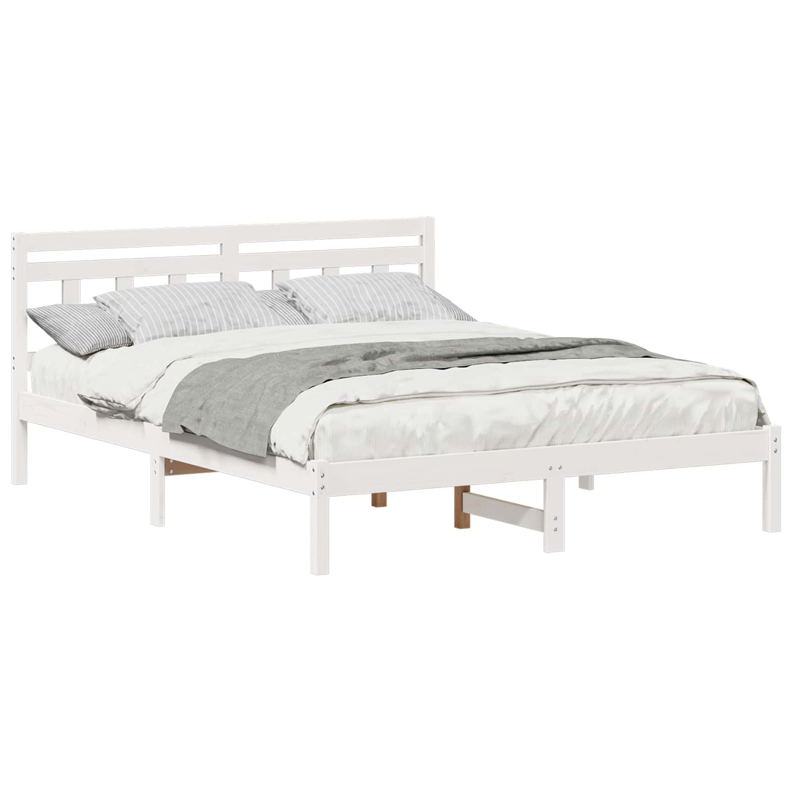 vidaXL Estrutura da Cama Branco 140 x 200 cm