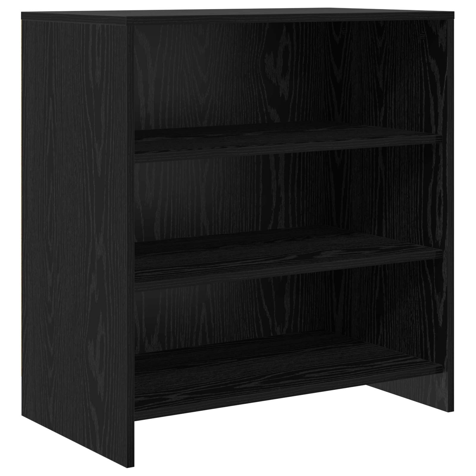 vidaXL Buffet Preto 70 x 41 x 75 cm Madeira processada