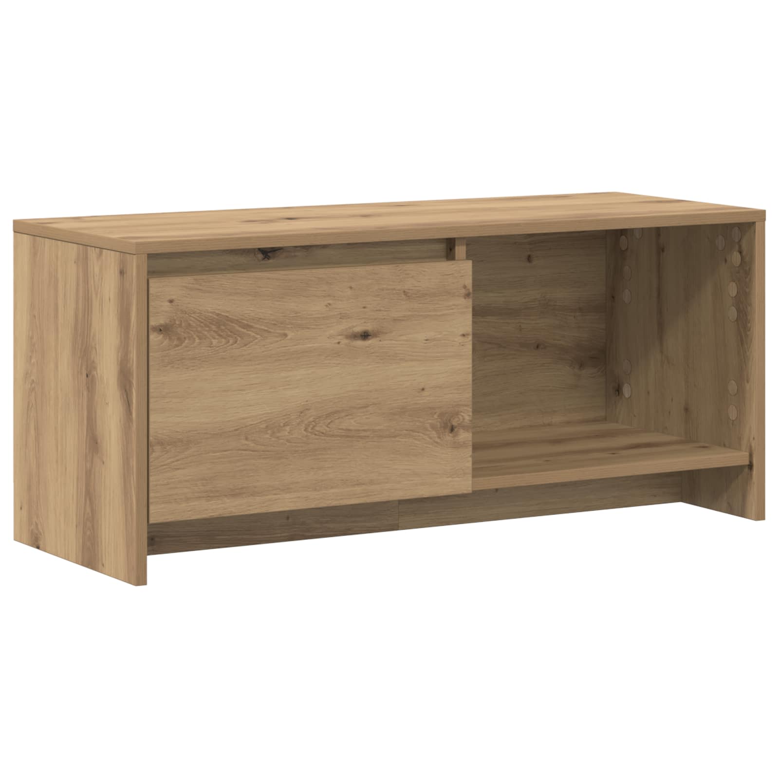 vidaXL Conjunto de móvel de TV Carvalho Artesanal 90 x 35 x 40 cm