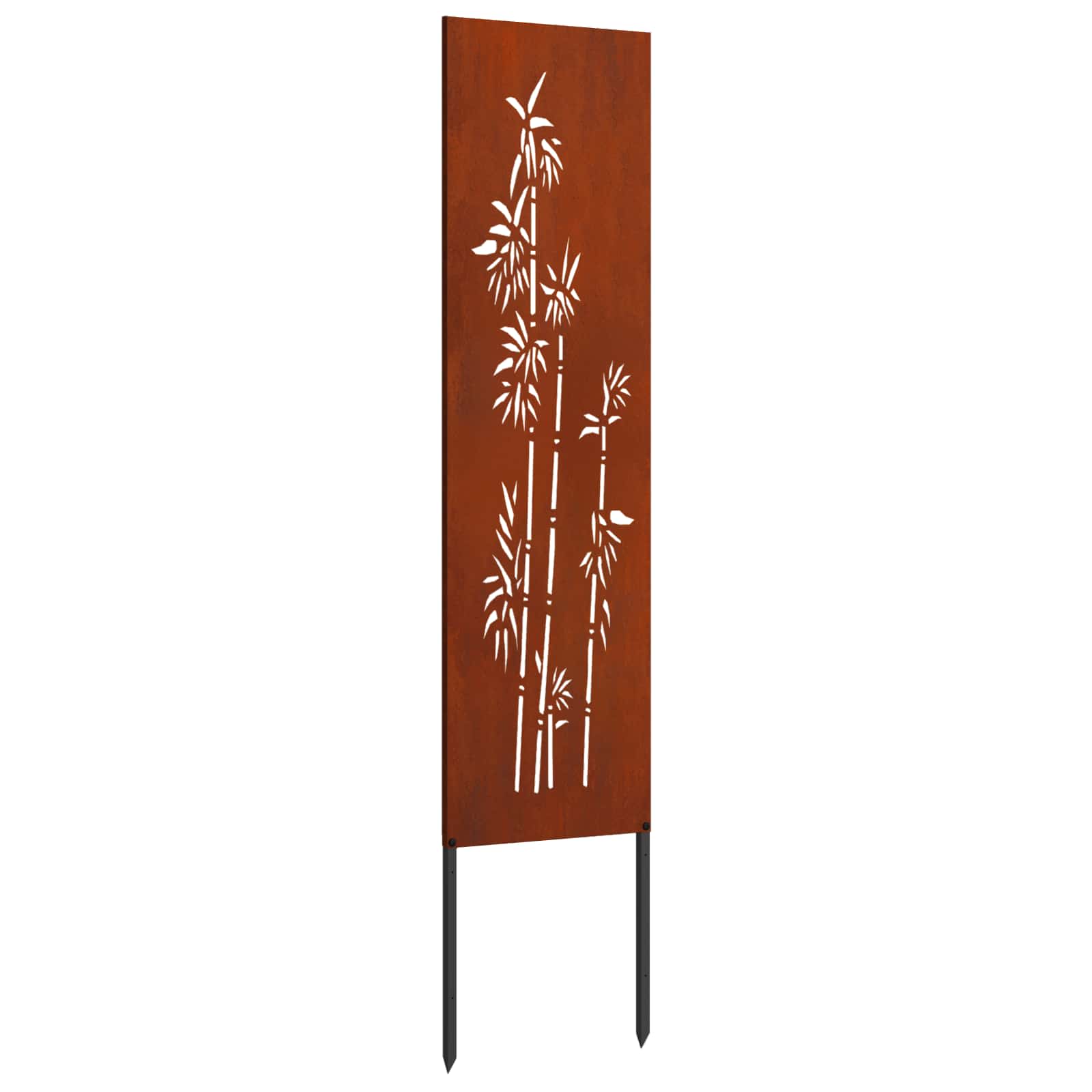 vidaXL Tela de Privacidade para Jardim Ferro Enferrujado 32 x 140 cm