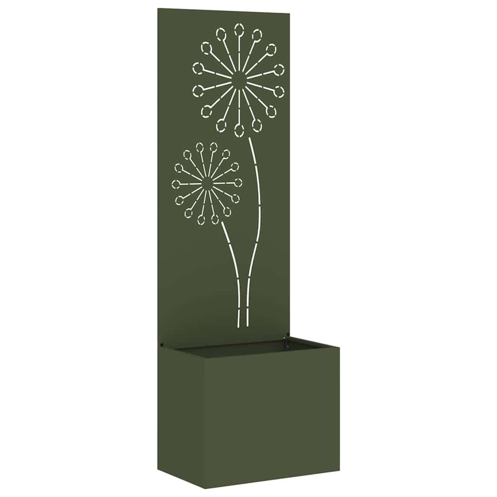 vidaXL Tela de Privacidade para Jardim Verde-oliva 50 x 150 cm
