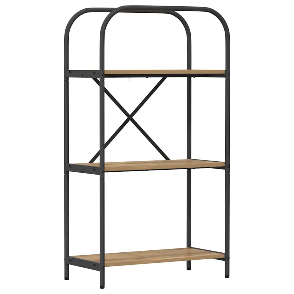 vidaXL Estante Carvalho Artesanal 60 x 30 x 109 cm Madeira processada