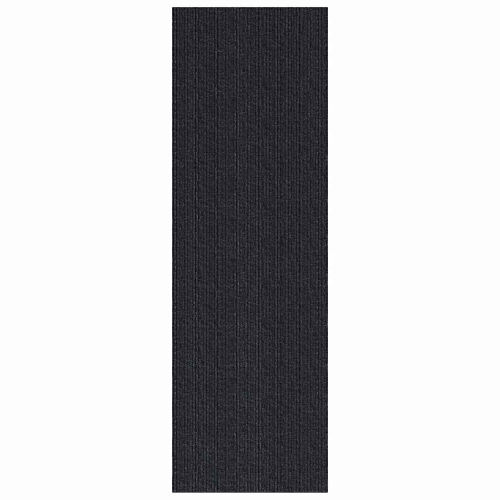 vidaXL Runner de Carpete Antracite 80 x 300 cm tecido