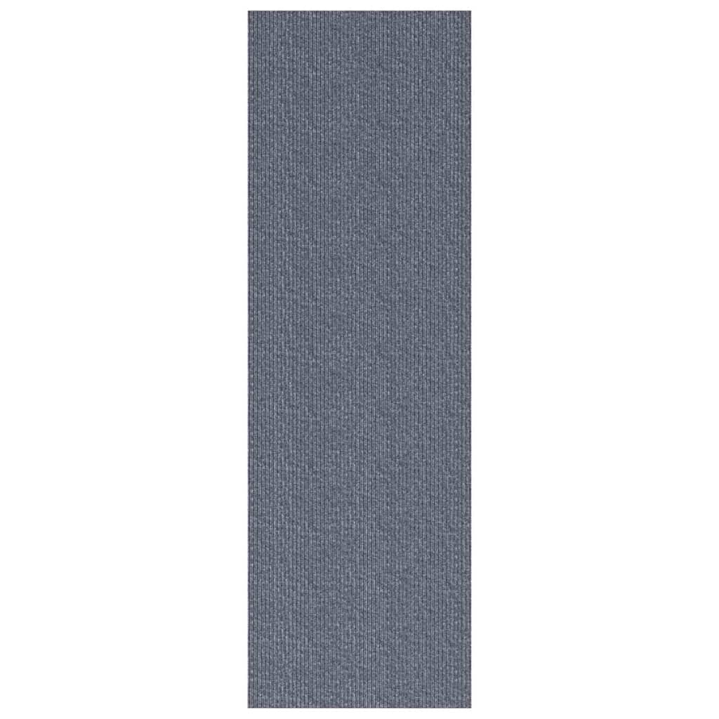 vidaXL Runner de Carpete Cinzento-claro 80 x 300 cm tecido