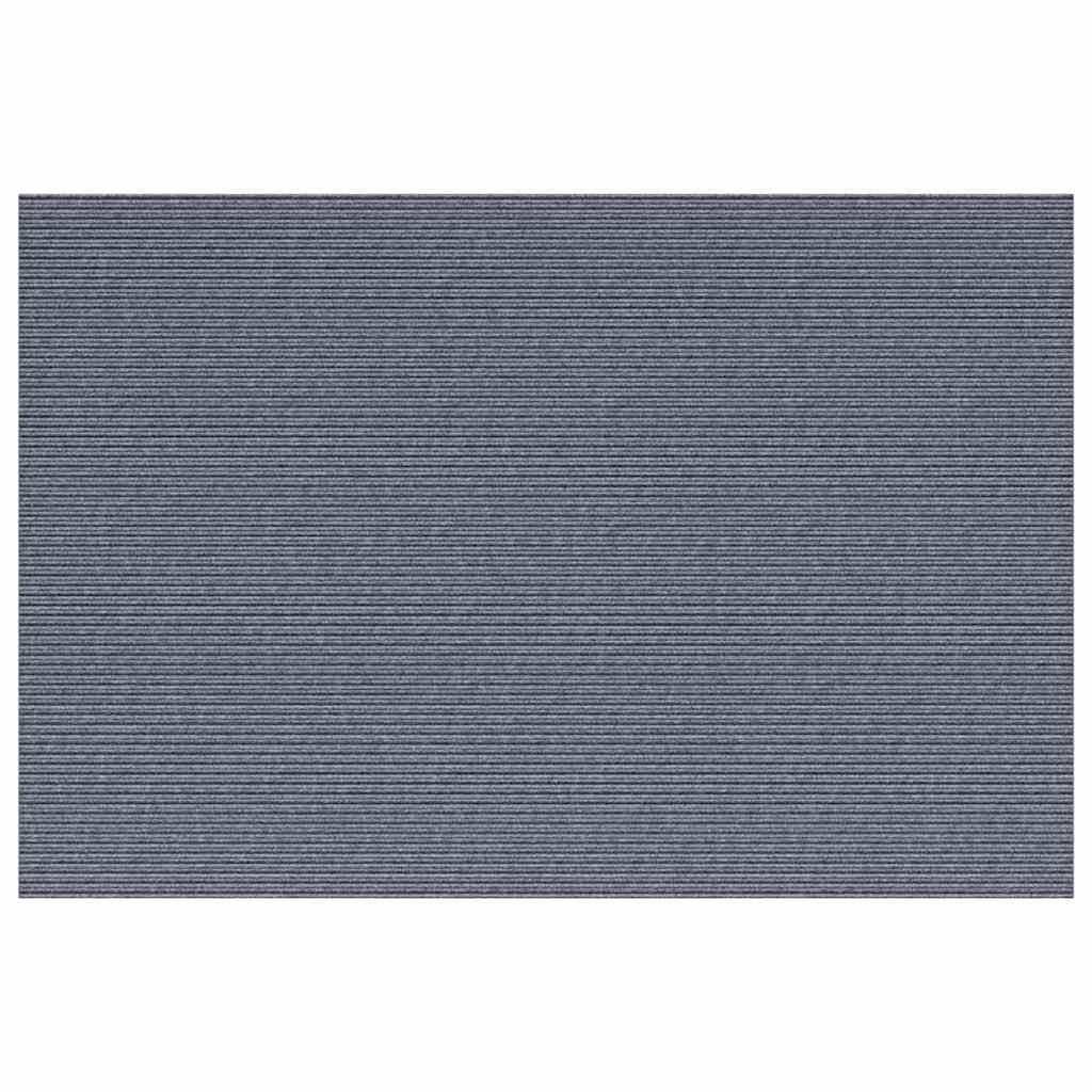 vidaXL Runner de Carpete Cinzento-claro 100 x 150 cm tecido