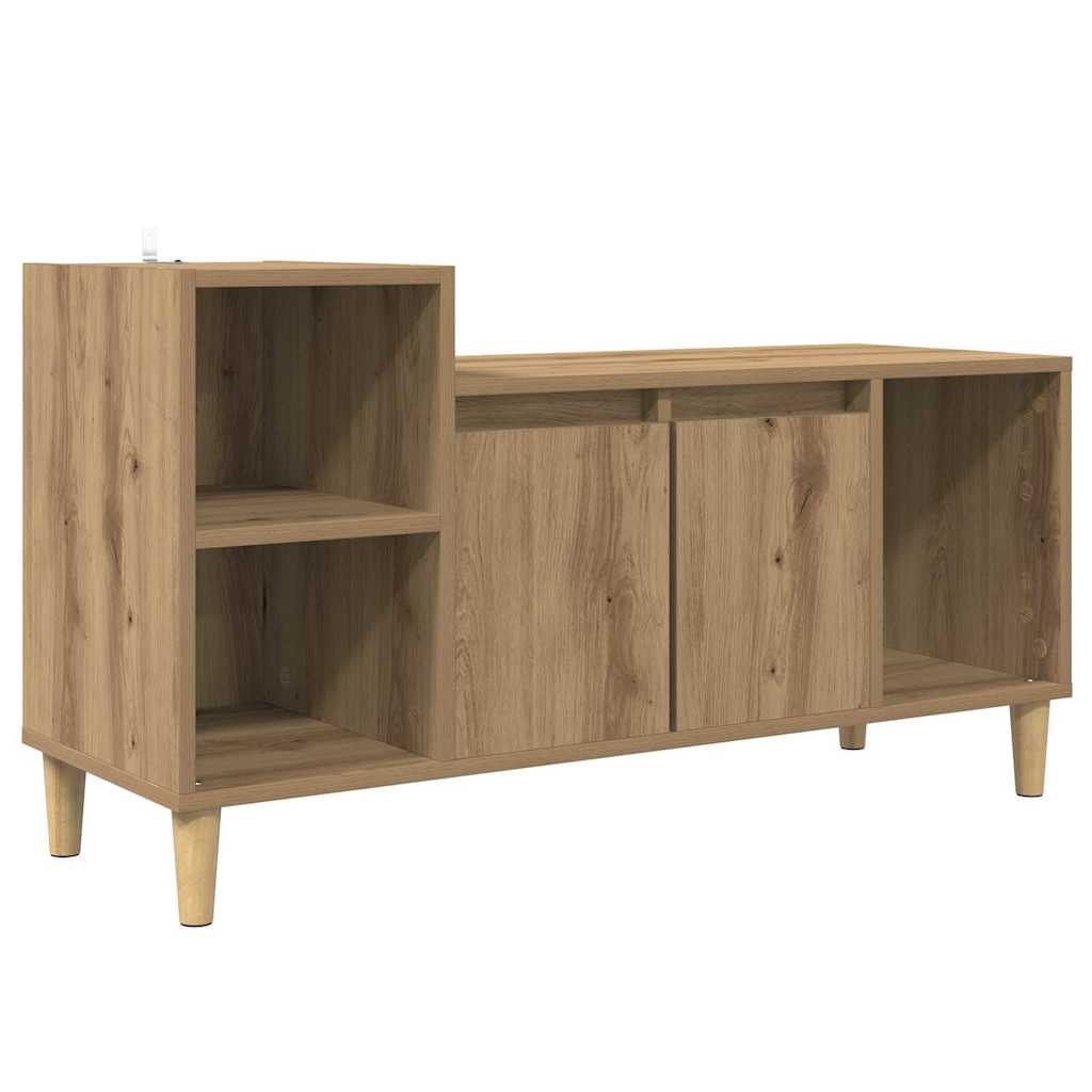 vidaXL Gabinete para TV Carvalho Artesanal 100 x 35 x 55 cm