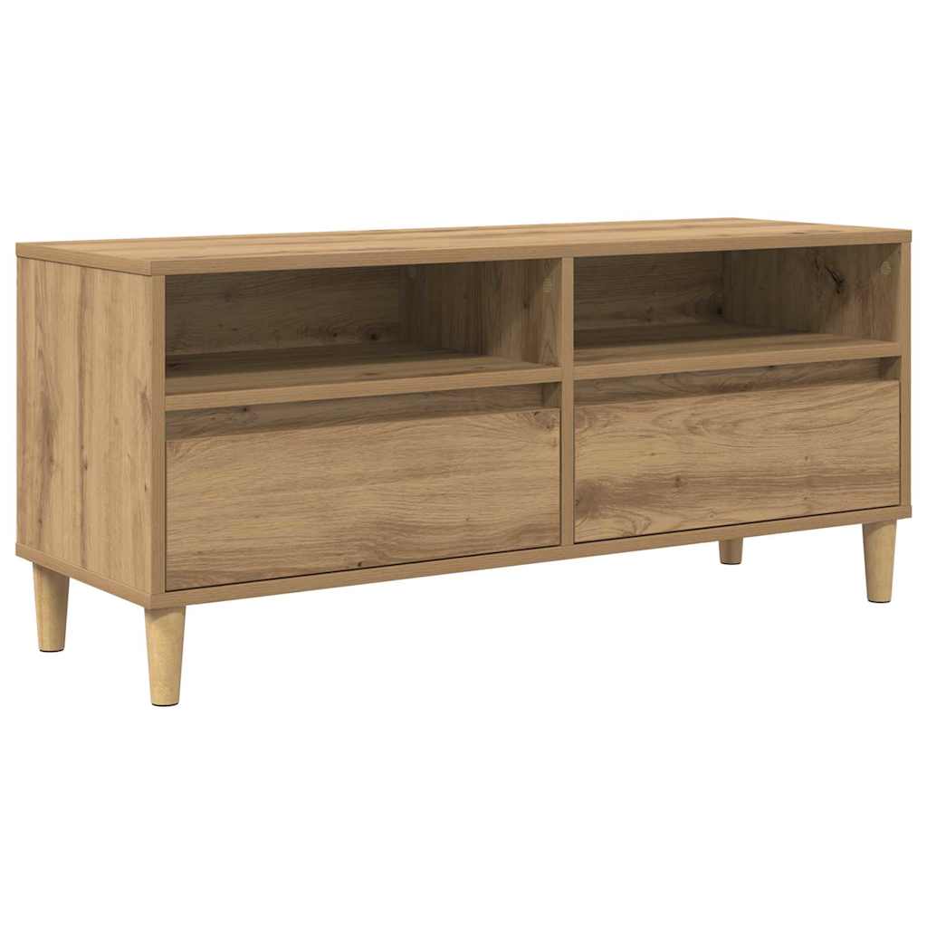 vidaXL Gabinete para TV Carvalho Artesanal 100 x 34,5 x 44,5 cm