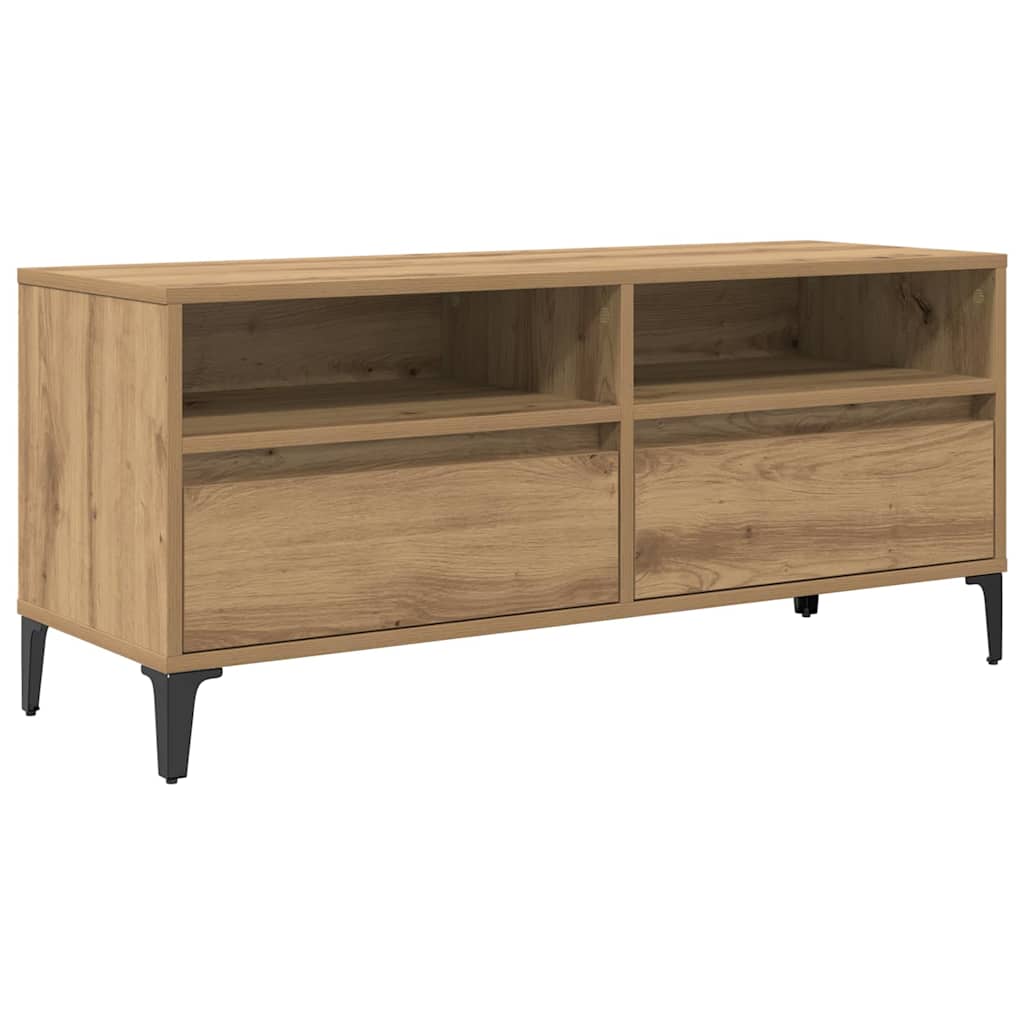 vidaXL Gabinete para TV Carvalho Artesanal 100 x 34,5 x 44,5 cm
