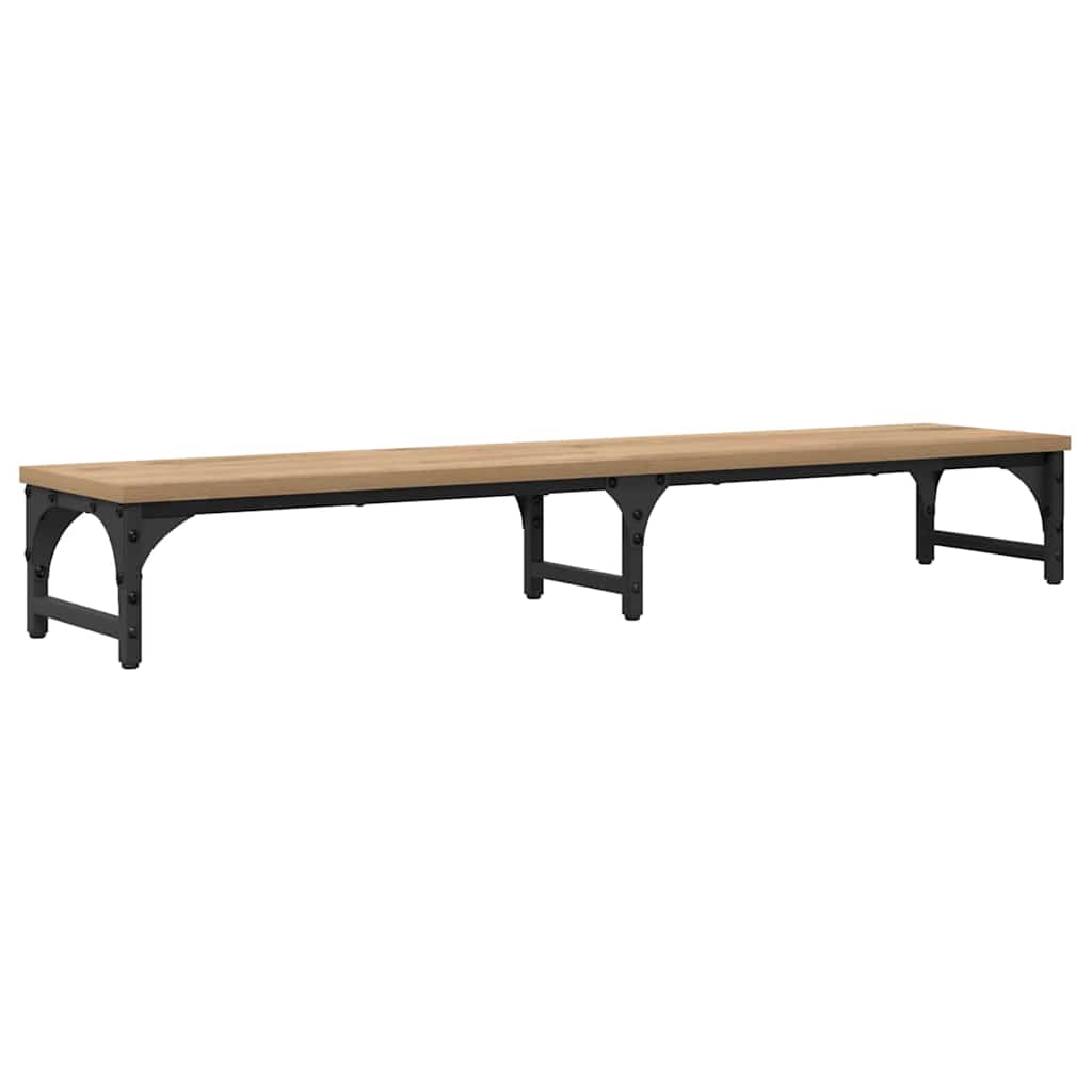 vidaXL Suporte para Monitor Carvalho Artesanal 105 x 23 x 15,5 cm