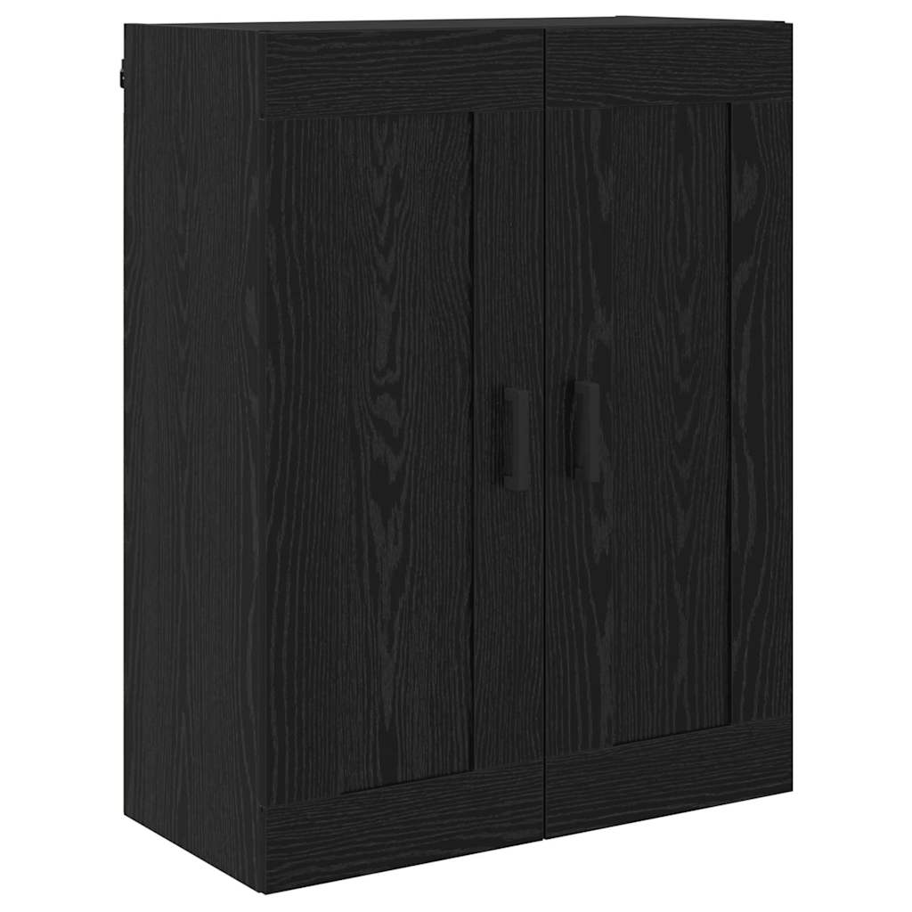 vidaXL Armário de parede Carvalho Preto 69,5 x 34 x 90 cm