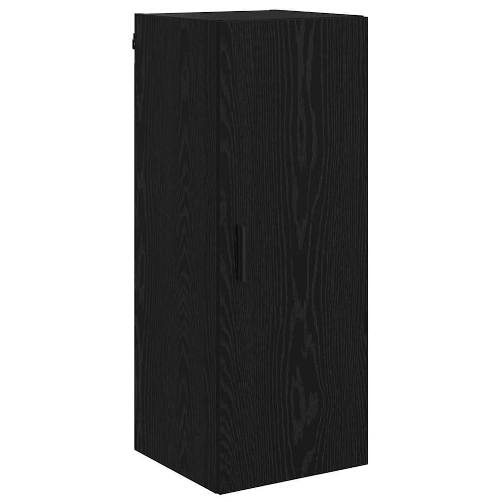vidaXL Armário de parede Carvalho Preto 34,5 x 34 x 90 cm