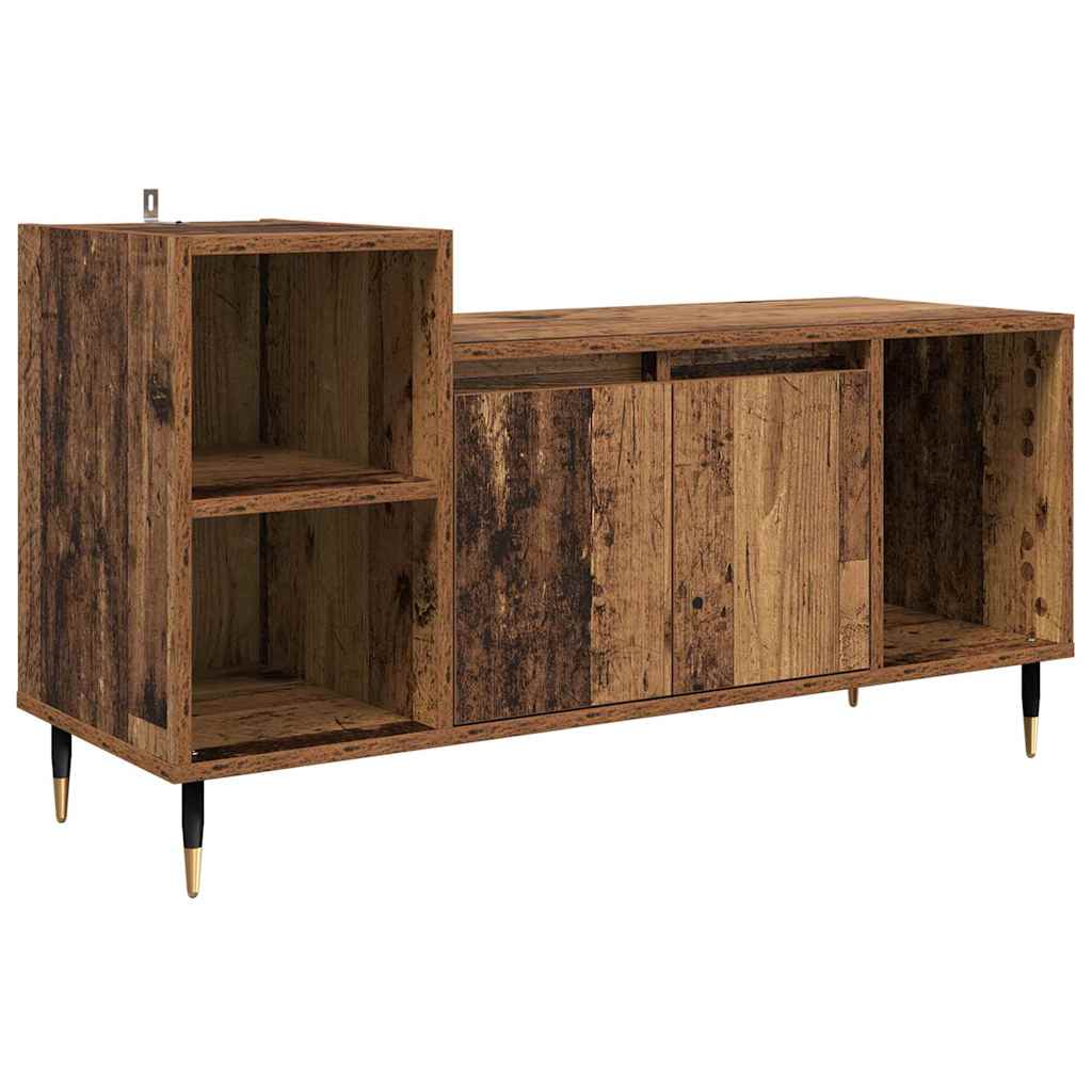 vidaXL Gabinete para TV Madeira Antiga 100 x 35 x 55 cm