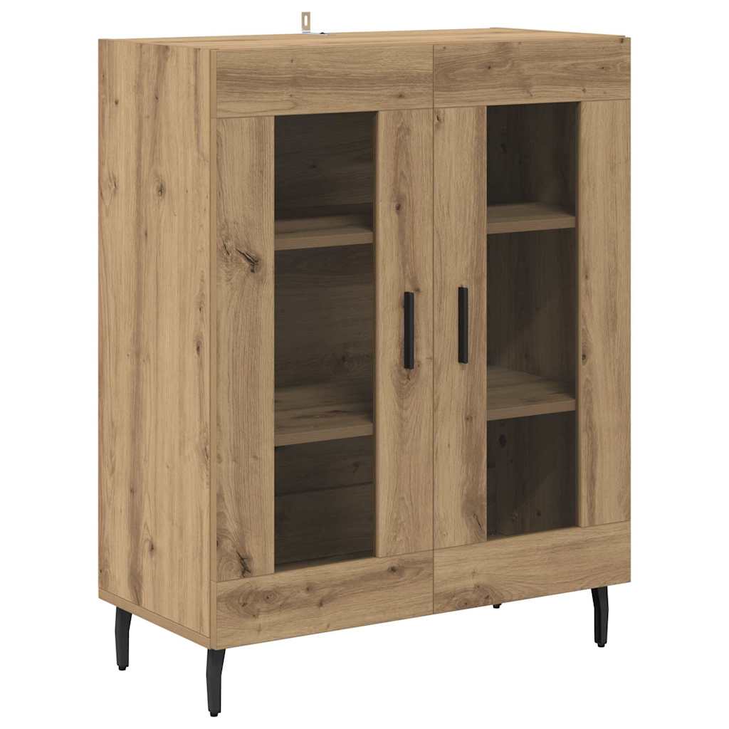 vidaXL Buffet Carvalho Artesanal 69,5 x 34 x 90 cm Madeira processada