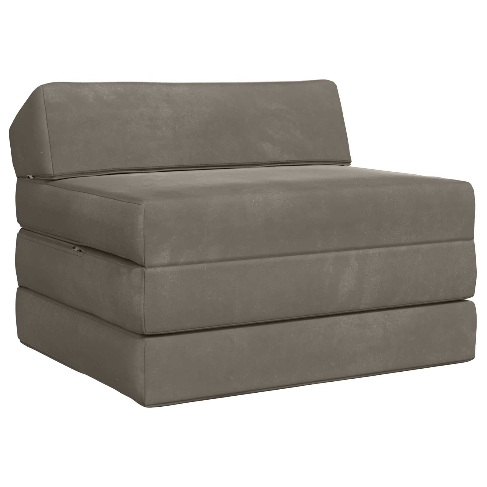 vidaXL Sofá Cama Dobrável Cinzento-claro 200 x 70 x 10 cm Veludo