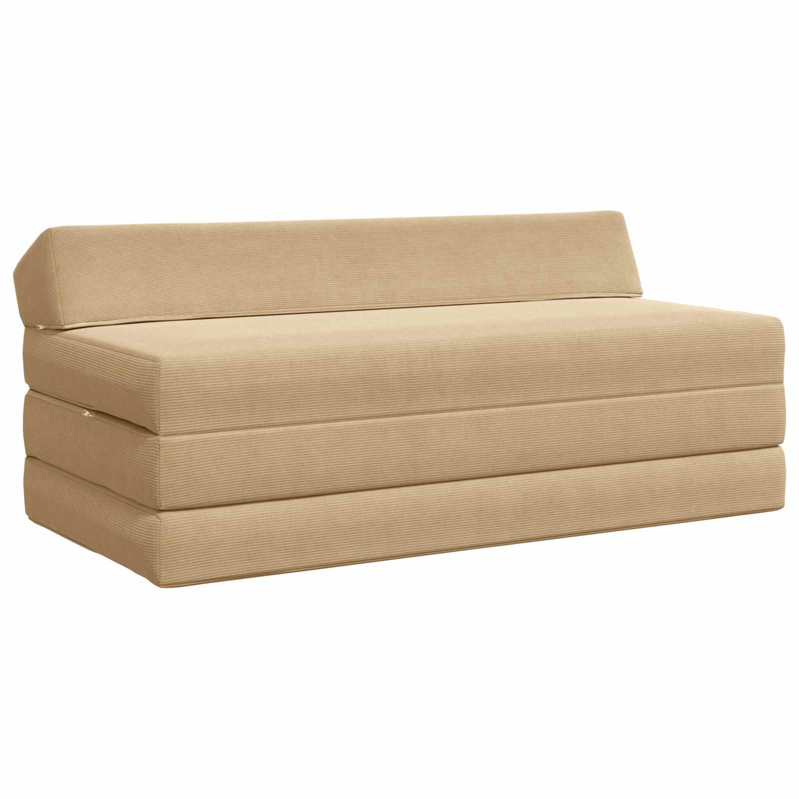 vidaXL Sofá Cama Dobrável Verde Cinza 120 x 60 x 49 cm Tecido