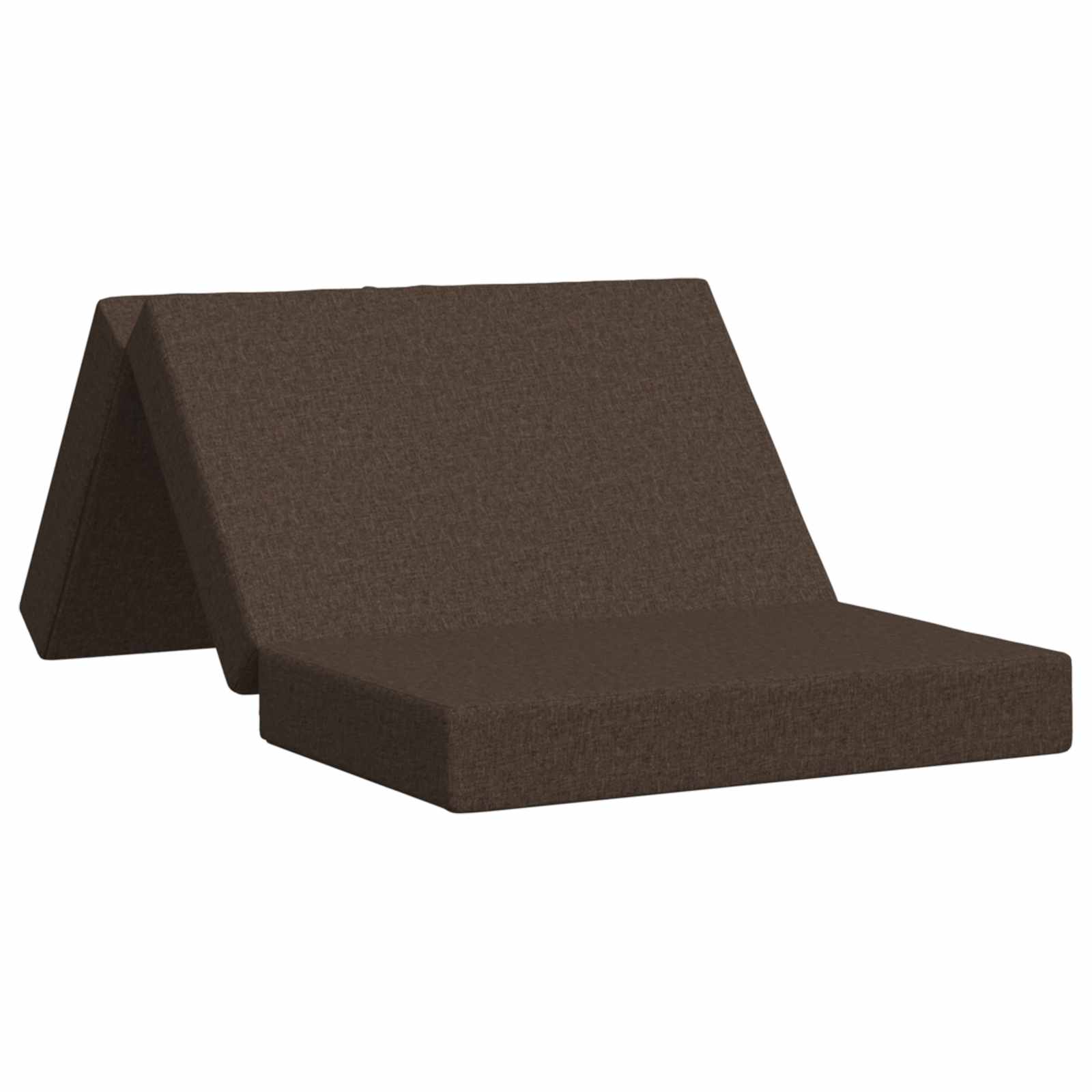 vidaXL Sofá Cama Dobrável 80 x 67 x 45 cm Cinzento-acastanhado