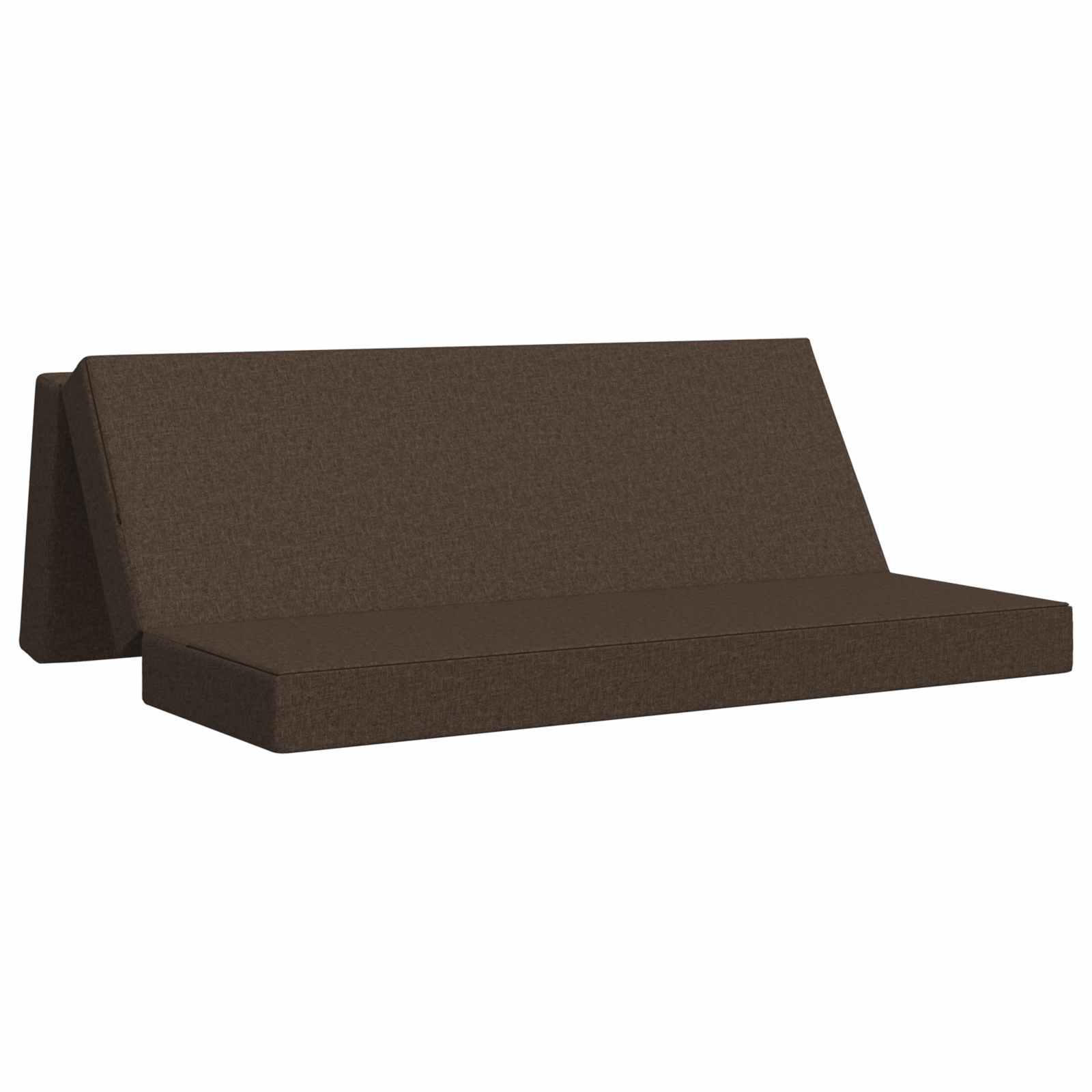 vidaXL Sofá Cama Dobrável 200 x 67 x 45 cm Cinzento-acastanhado