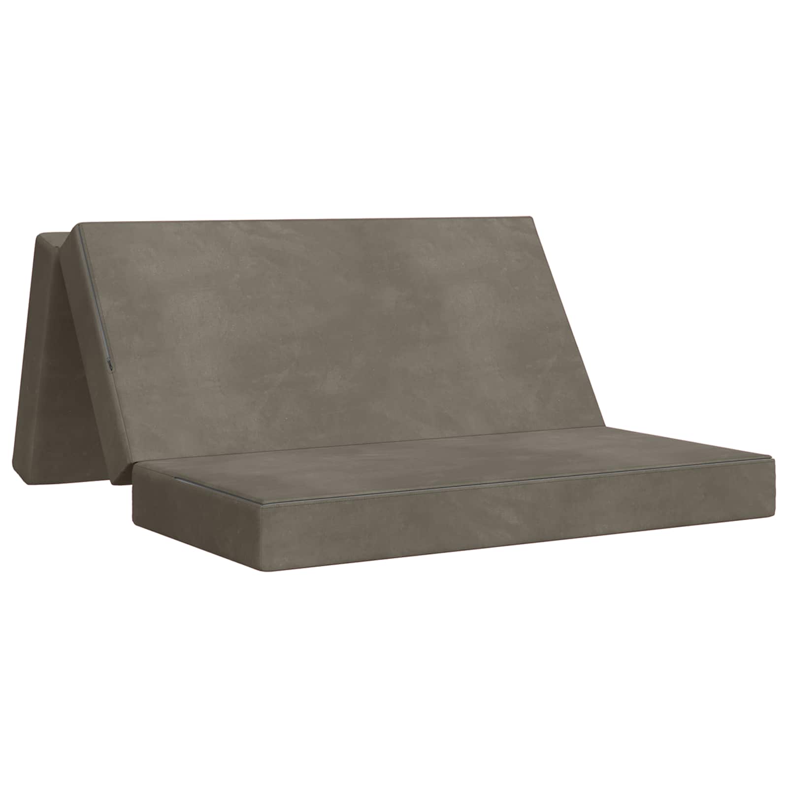 vidaXL Sofá Cama Dobrável 160 x 67 x 45 cm Cinzento-claro