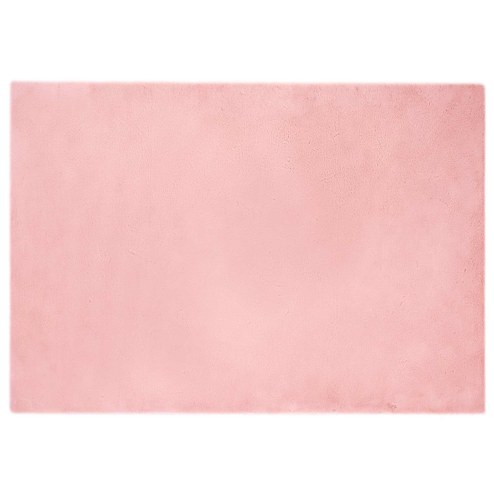 vidaXL Tapete antideslizante de sintética de coelho OLITE Rosa