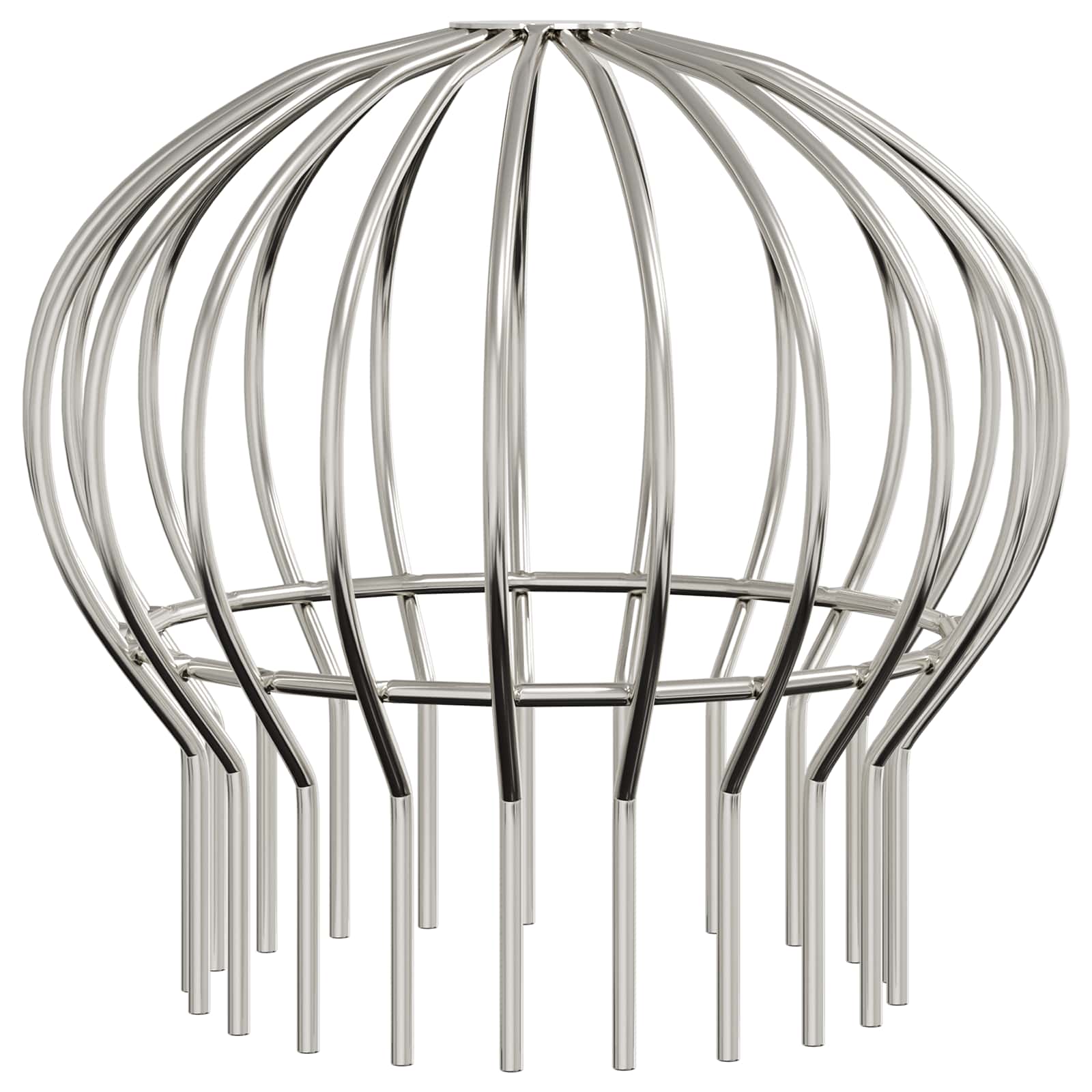 vidaXL Protetor de Folhas para Calha 8 pcs Prateado 200 mm