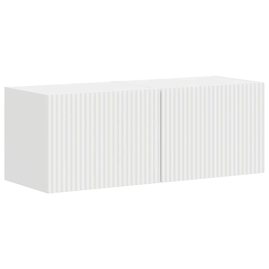 vidaXL Armário de TV de Parede 2 pcs Branco 39 x 31 x 29,5 cm