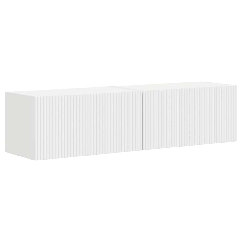 vidaXL Armário de TV de Parede 2 pcs Branco 60 x 31 x 29,5 cm